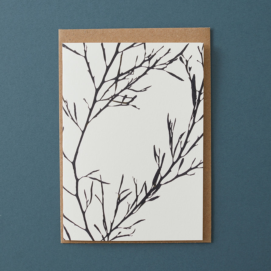 Abstract Greeting Card - Sea Oak