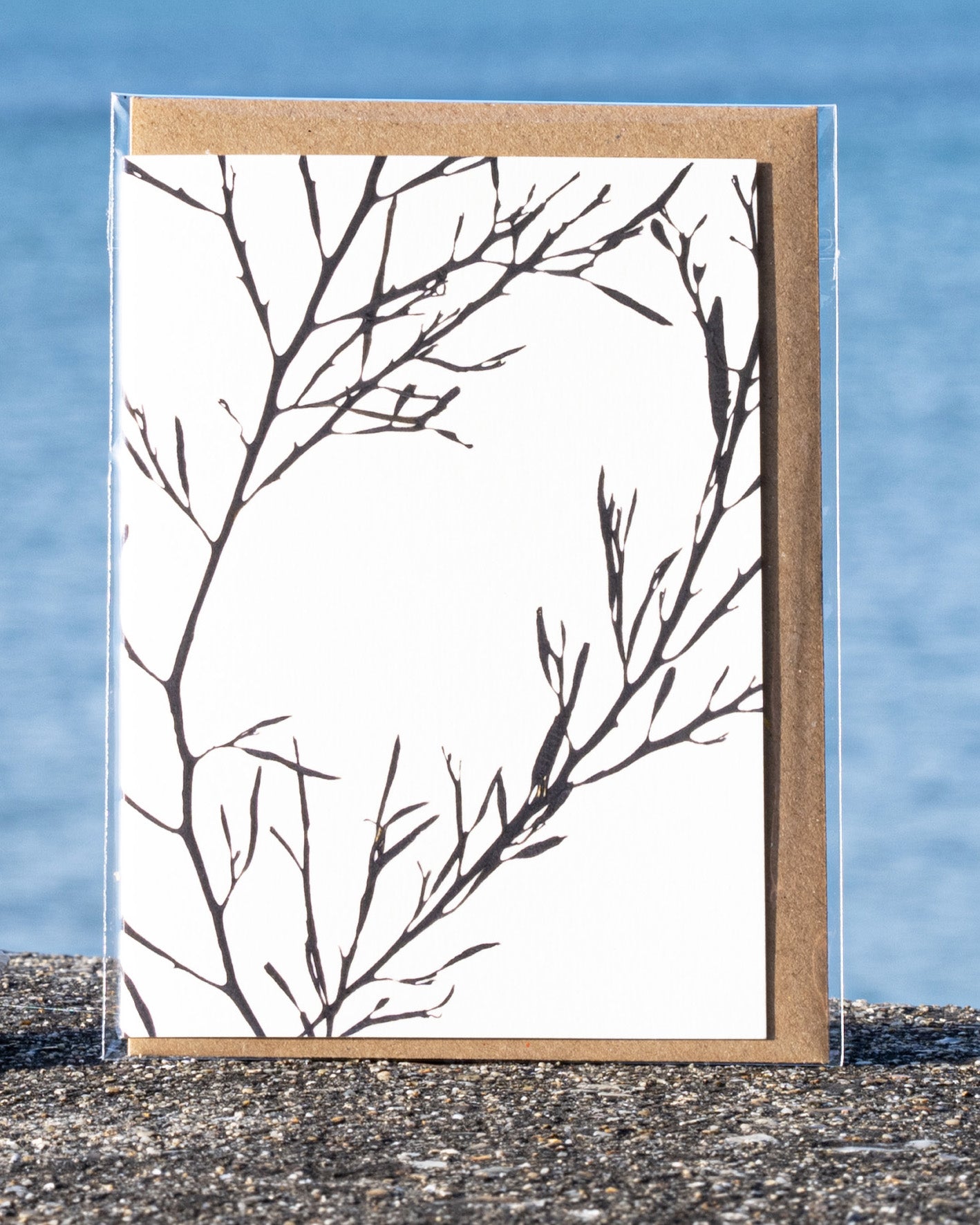 Abstract Greeting Card - Sea Oak